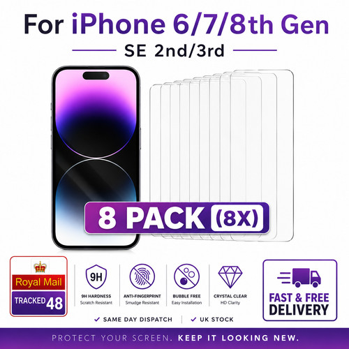 Iphone screen protector - 8x,