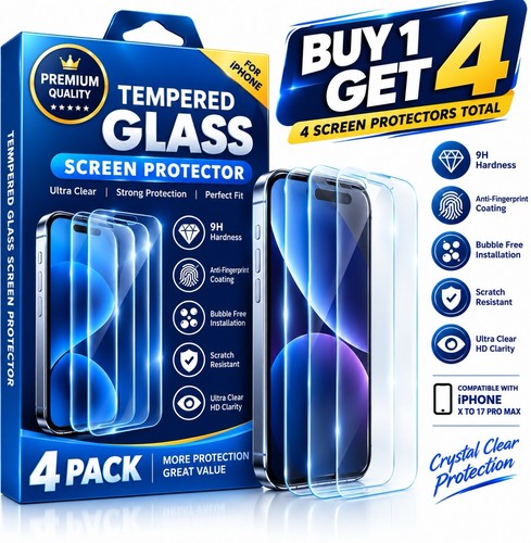 Tempered glass screen - glass,